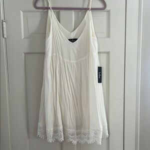 Lulu's White summer dress NWT